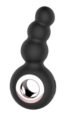 Gender Fluid Quiver Anal Ring Bead Vibe - Black