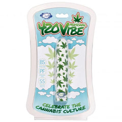 420 Slim Cannabis Leaf Vibe -  White/green