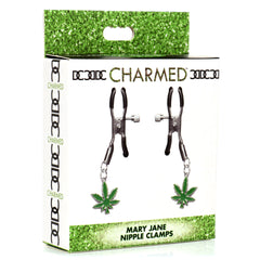 Mary Jane Nipple Clamps - Green